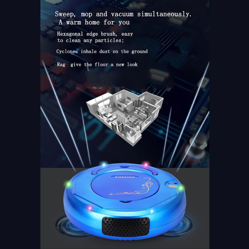 Robot aspirador inteligente para uso doméstico